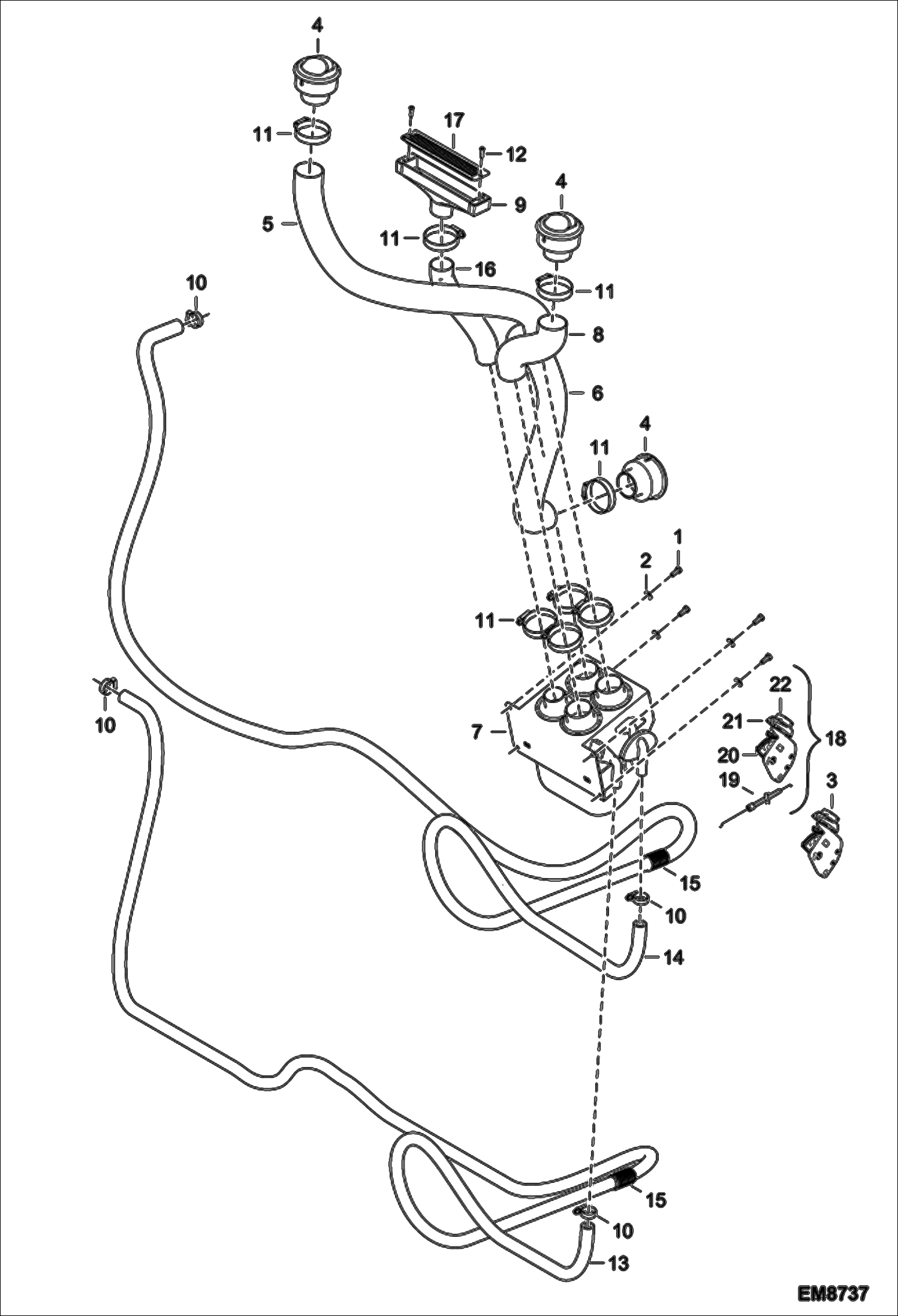 ВЕНТИЛЯЦИЯ (СЕРИЙНЫЙ НОМЕР A8GS11001 - A8GS12028)