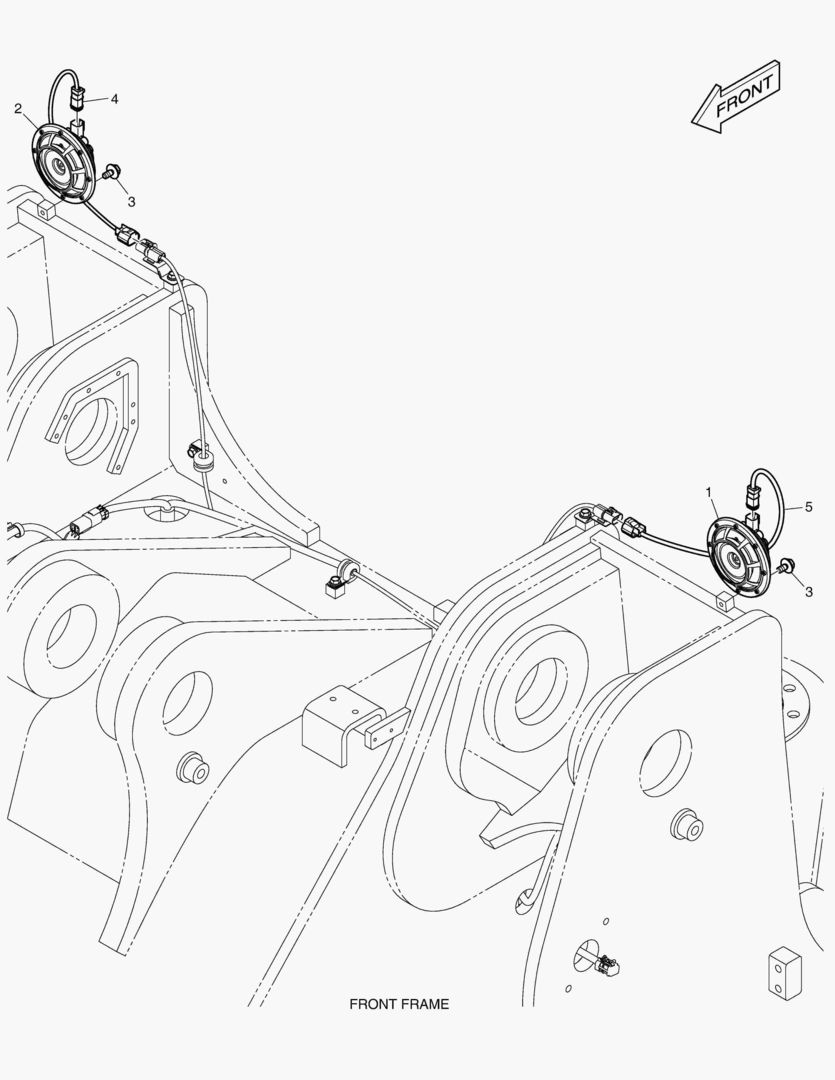 5950 ELECTRIC PARTS - FRONT(EUROPE)