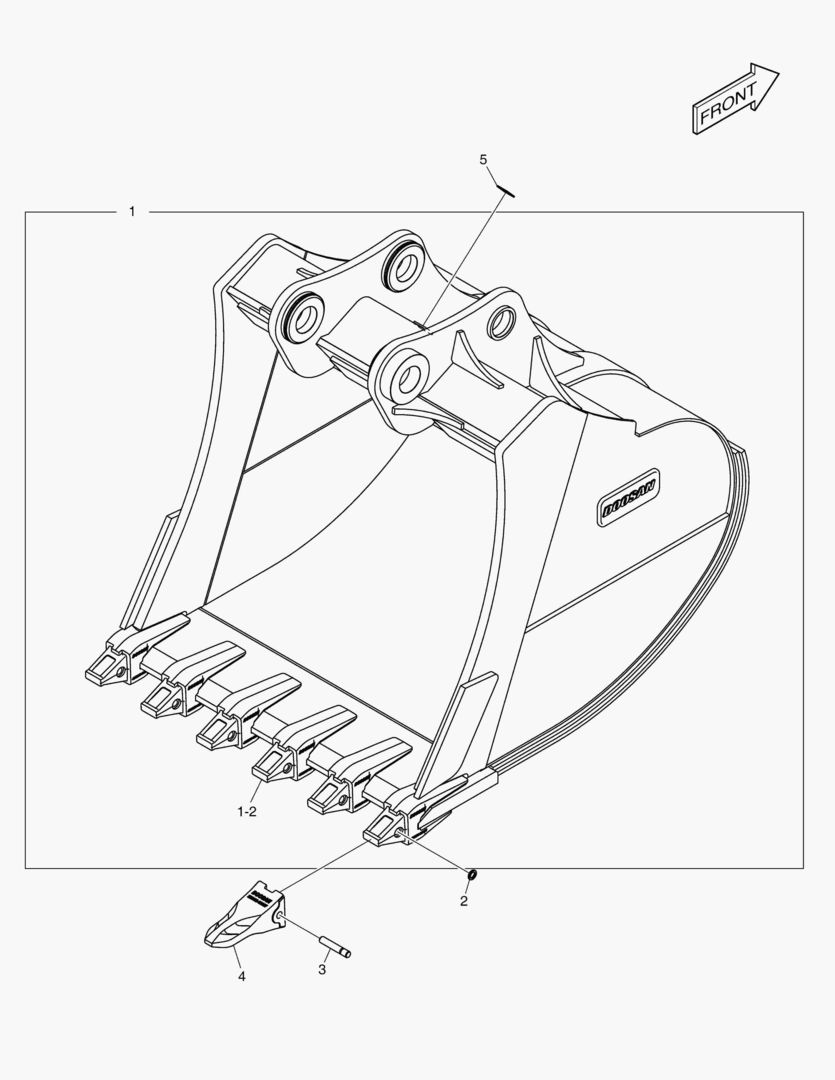 7230 BUCKET ASS`Y - 4.64mВі - S CLASS [5001~5118]