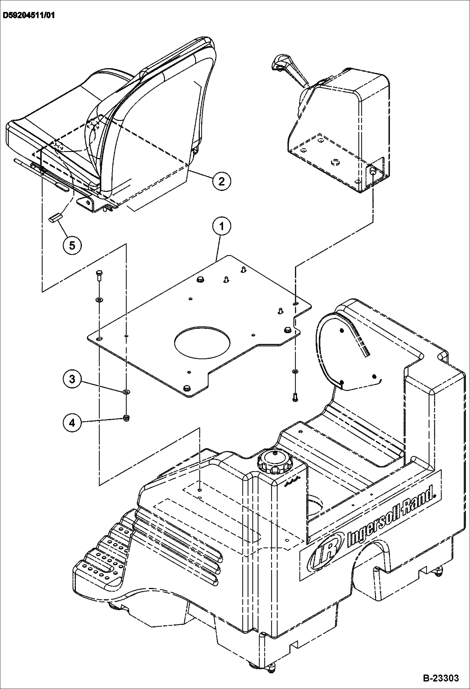 СИДЕНЬЕ В СБОРЕ (ПОДВЕСКА) (ОПЦИЯ)