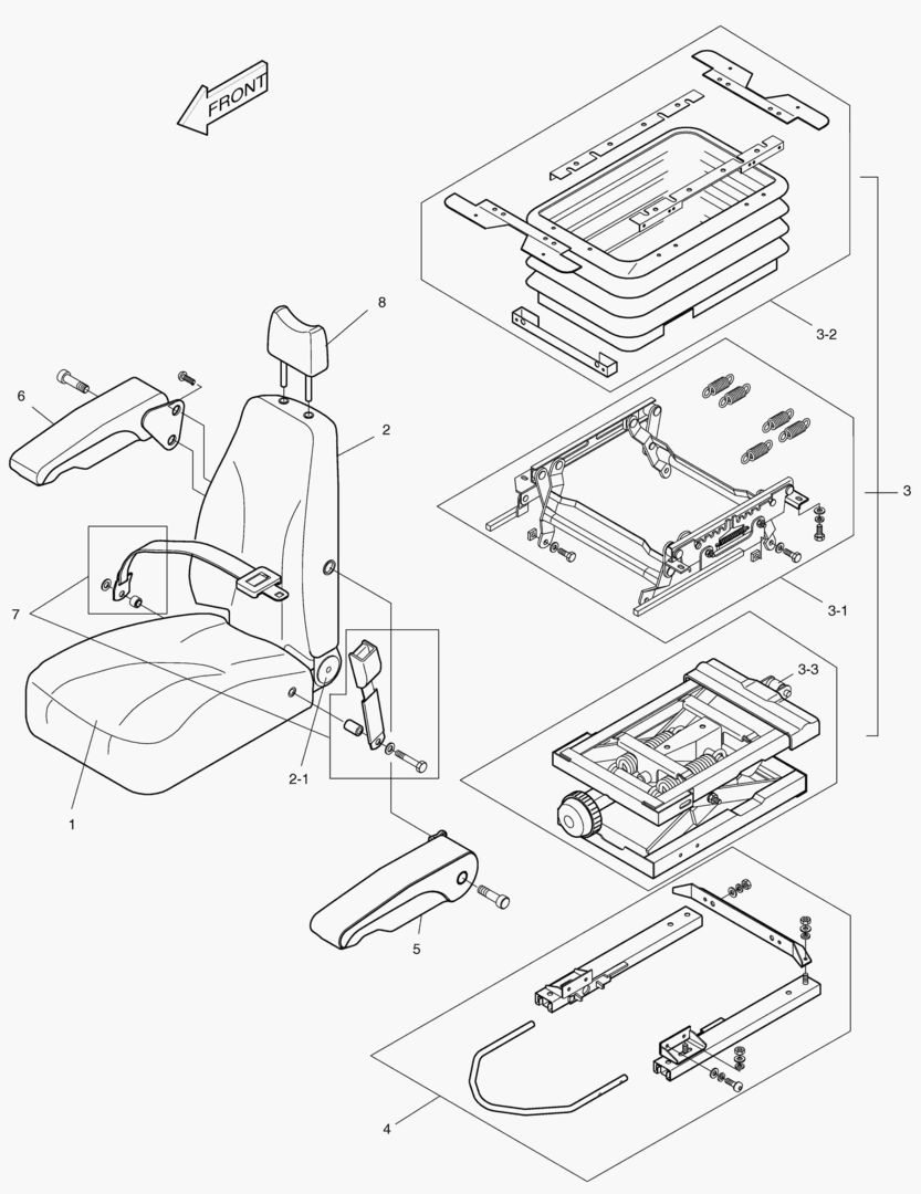 1358 SEAT-EXCEPT EUROPE & U.S.A [32702~]