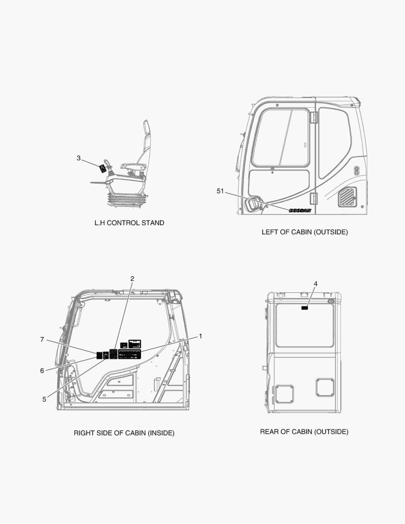 5140 DECAL - CABIN(NON CHINA)