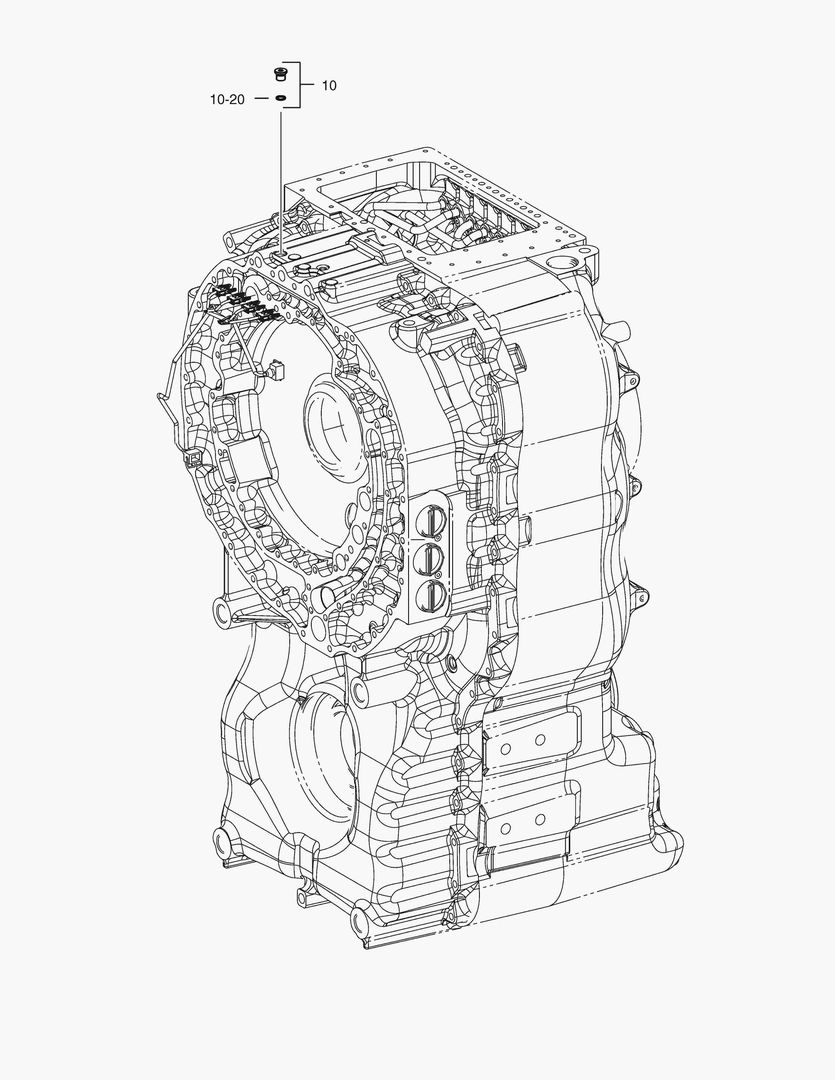 G070-150 GEARBOX HOUSING - TOP
