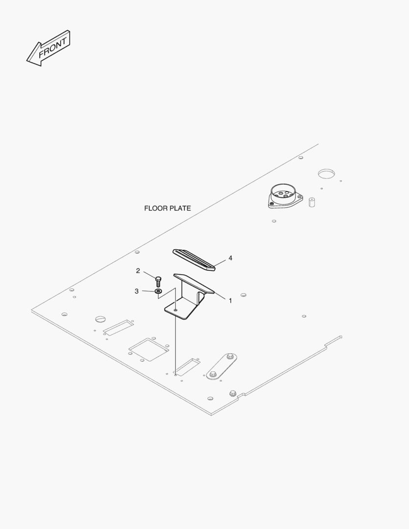 1610 FOOT REST - L.H