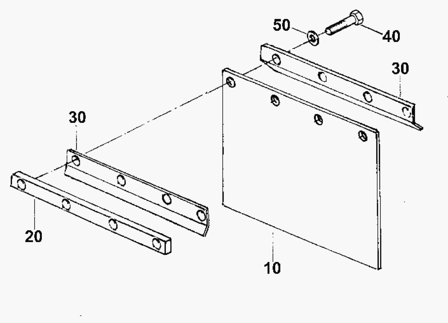 Схема G500-14 MUD FLAPS EXTENSION SET