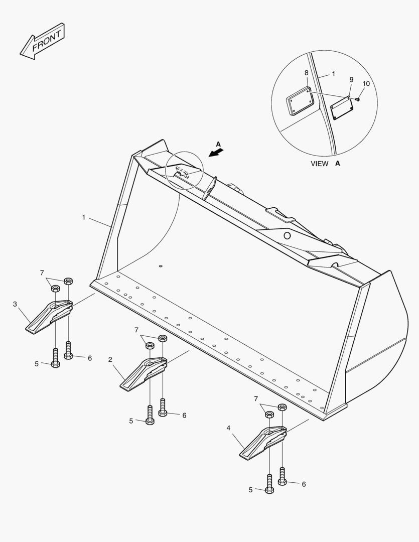 2140 BUCKET-3.0гЋҐ TOOTH