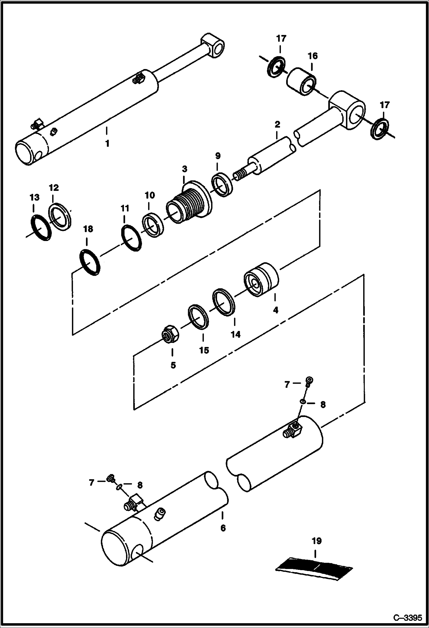 ЦИЛИНДР РУКОЯТИ (ЗАМЕНА В ПРОЦЕССЕ ОБСЛУЖИВАНИЯ)