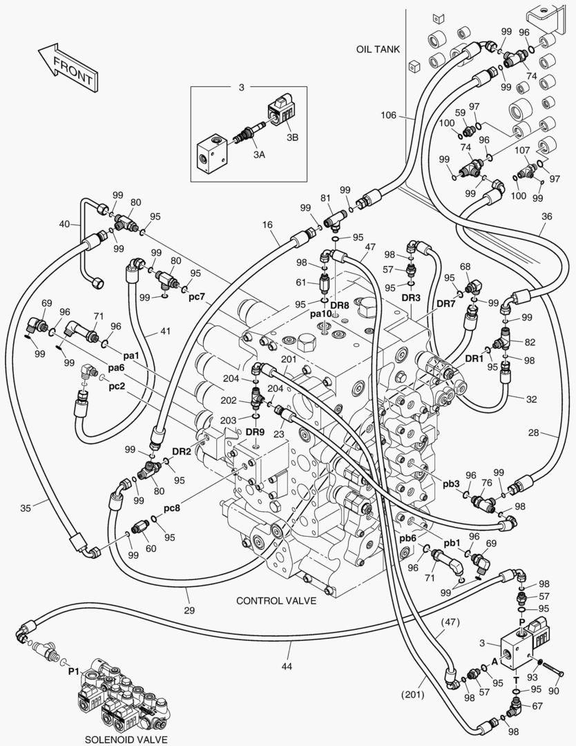 ТРУБОПРОВОД СЕРВОУПРАВЛЕНИЯ(5)