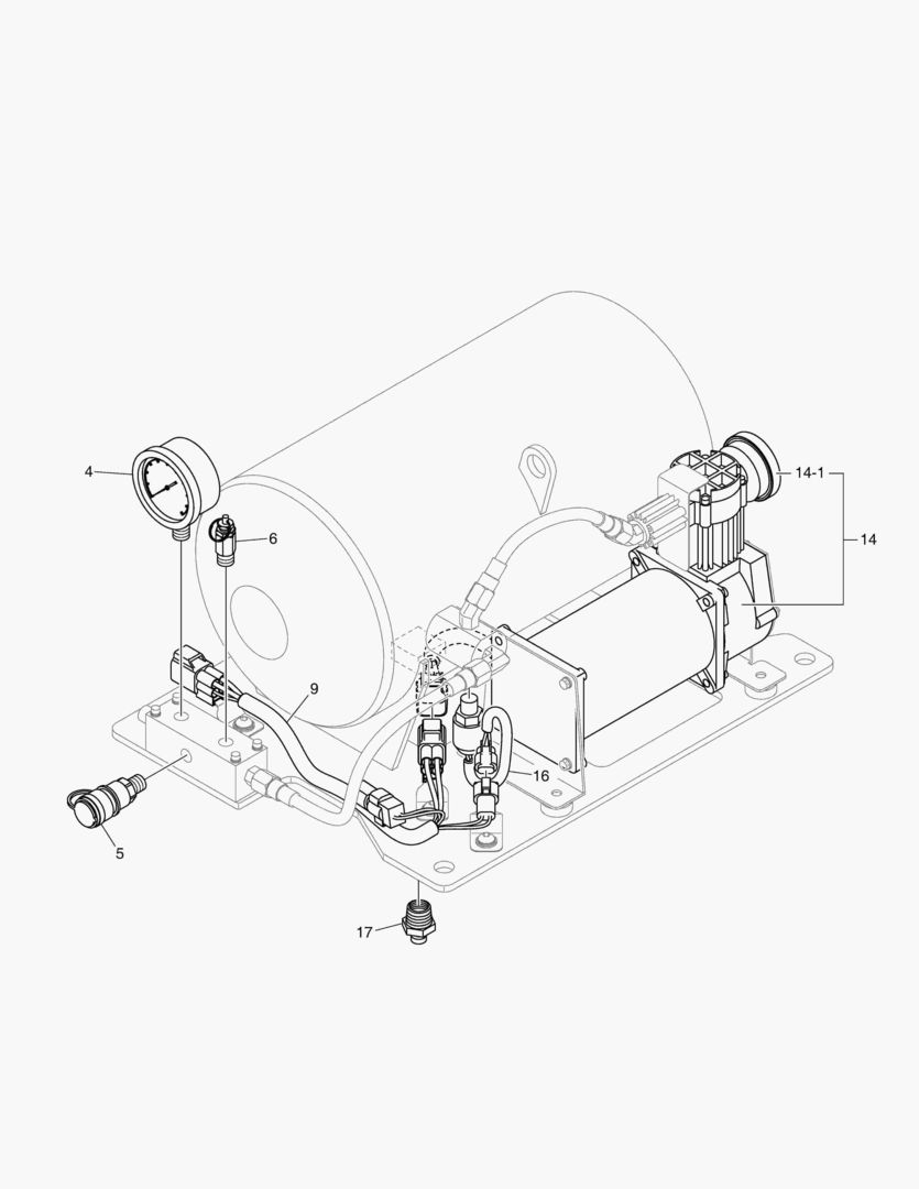 Спецтехника 7431 AIR COMPRESSOR [1182~]