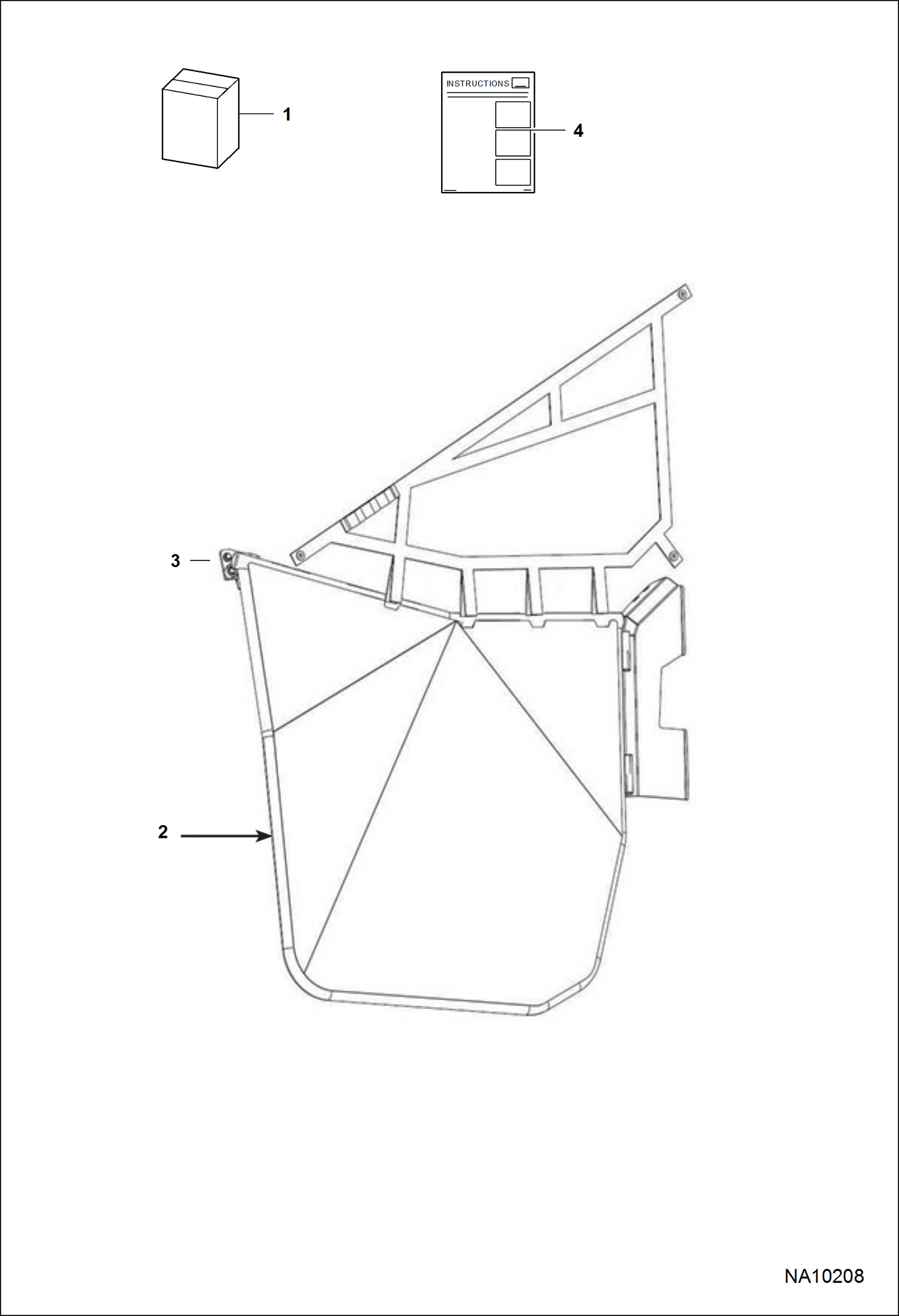 Схема КОМПЛЕКТ СТВОРОК ДВЕРИ