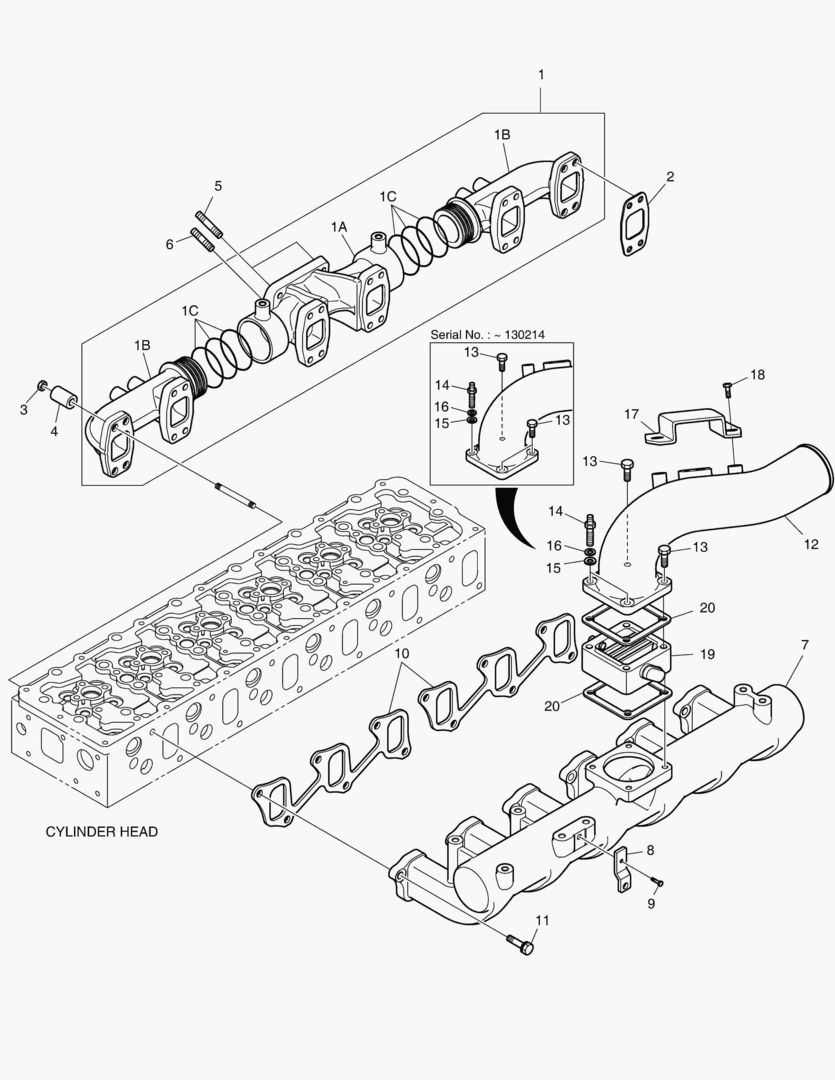 026 INTAKE & EXHAUST MANIFOLD