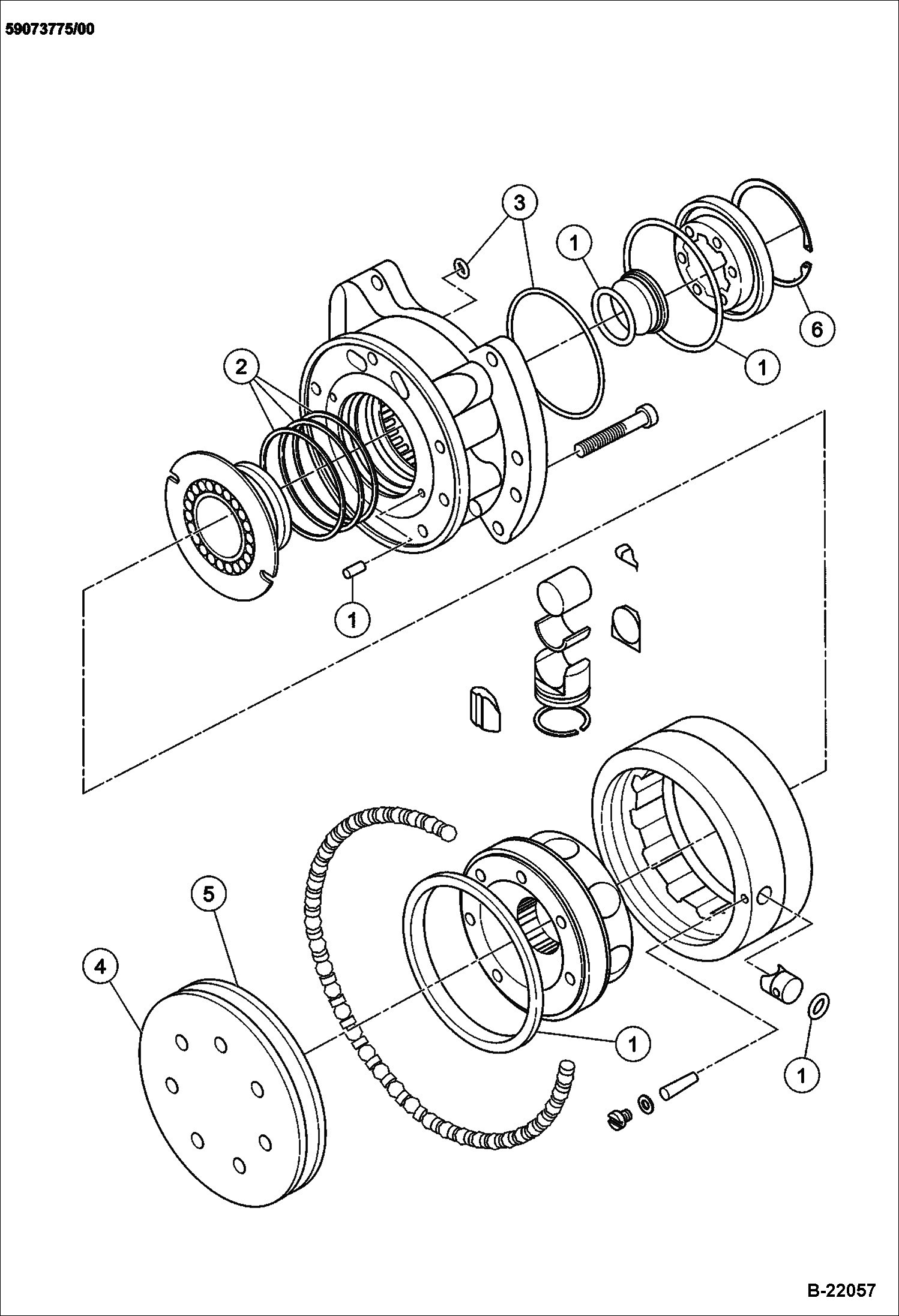 ПРИВОДНОЙ ЭЛЕКТРОДВИГАТЕЛЬ (ВНУТРЕННИЙ ОСТАНОВ)