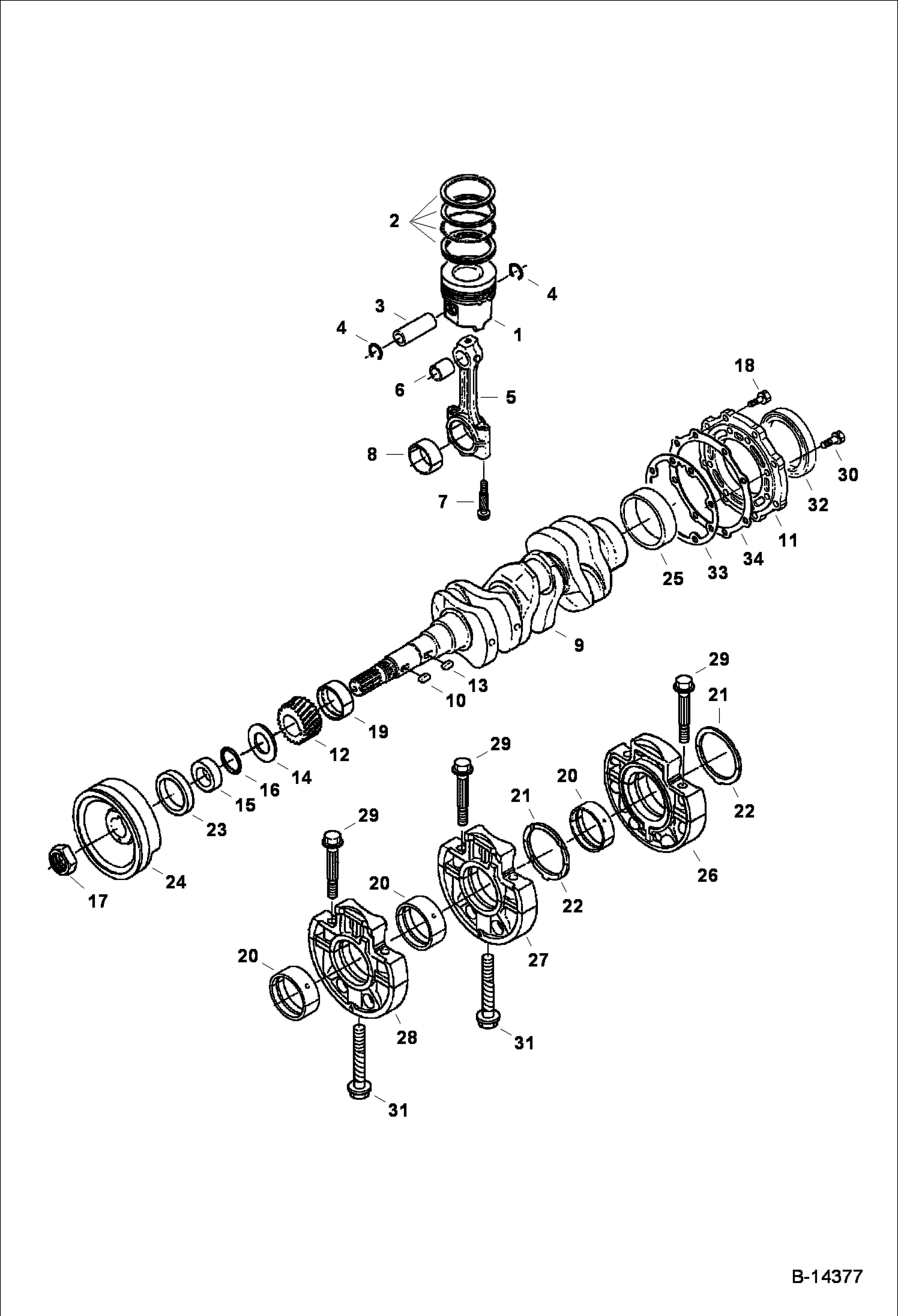 ПОРШНИ И КОЛЕНВАЛ