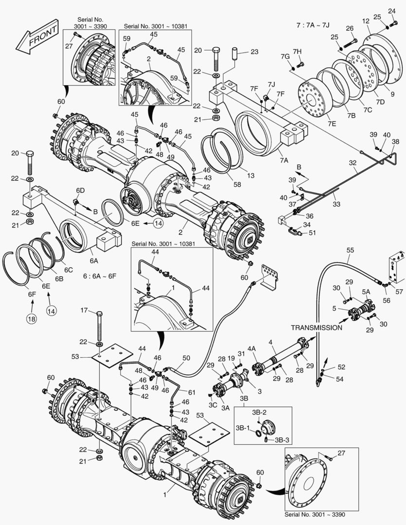 1140 AXLE & DRIVE SHAFT