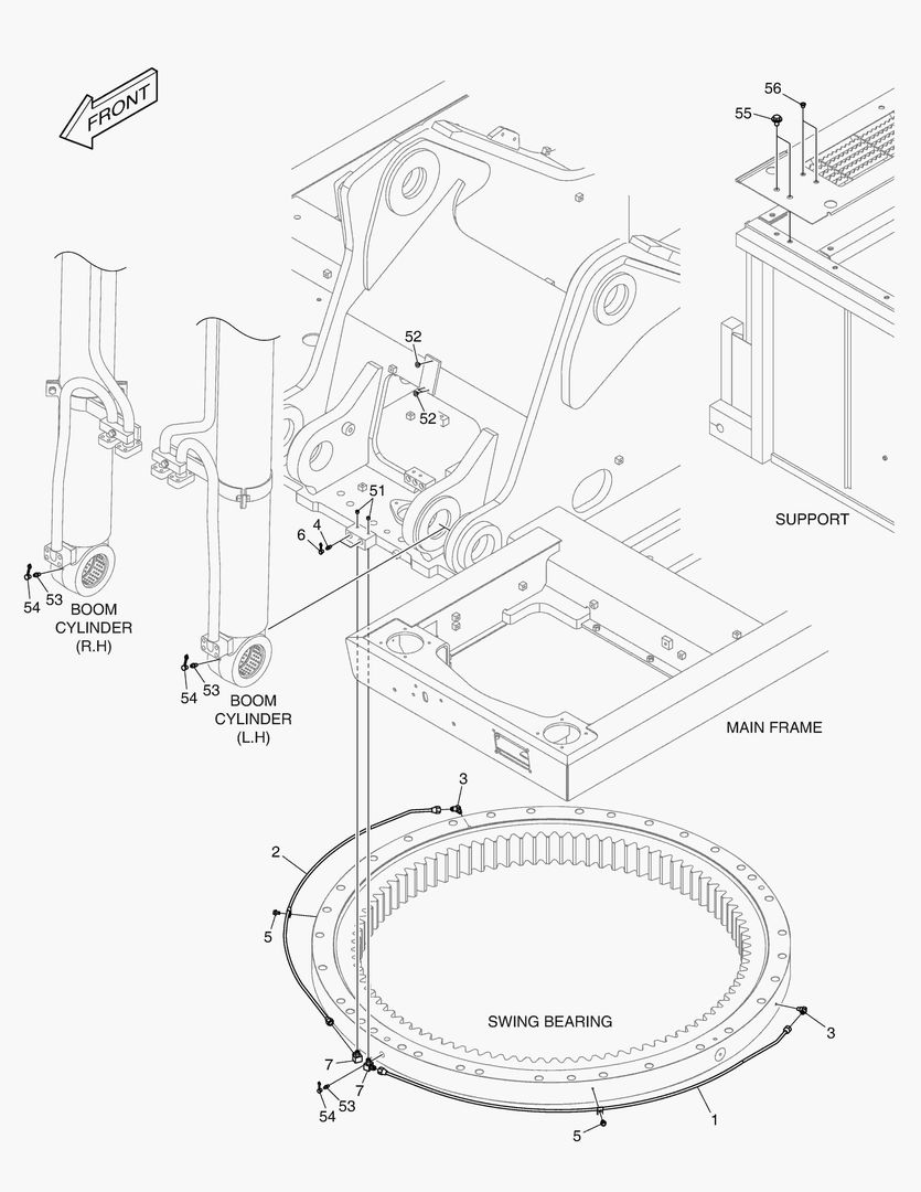 ТРУБОПРОВОД СМАЗОЧНОЙ СИСТЕМЫ