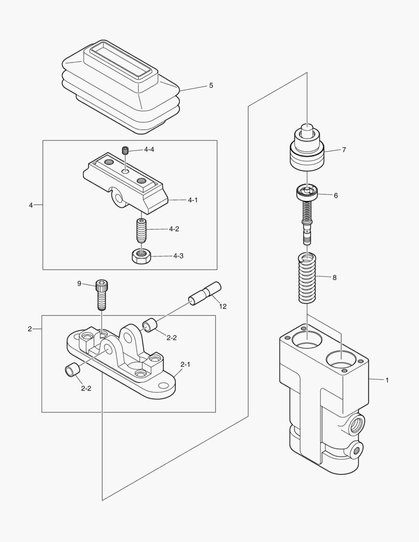 КЛАПАН ПЕДАЛЬНЫЙ - ОДНА ПЕДАЛЬ