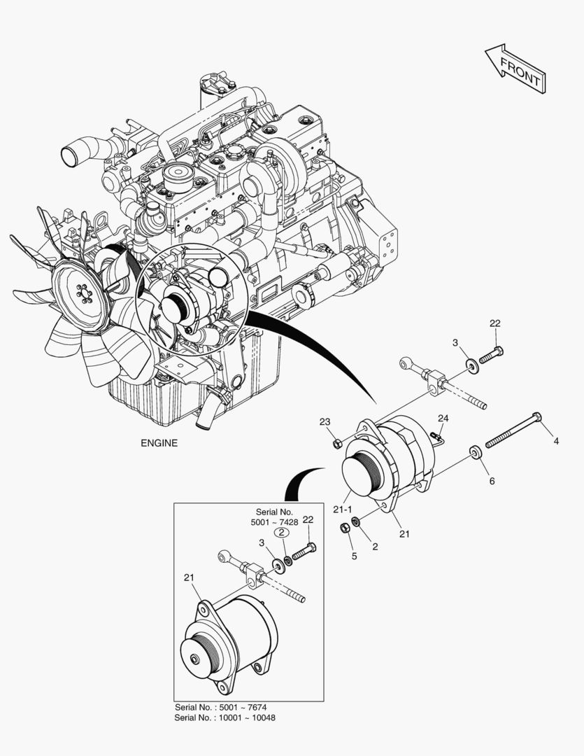 УСТАНОВКА ГЕНЕРАТОРА ПЕРЕМЕННОГО ТОКА