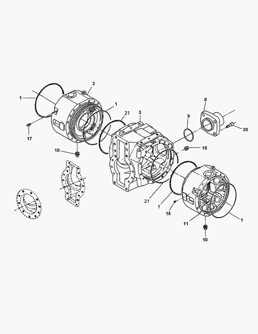 КОРПУС ДИФФЕРЕНЦИАЛА ЗАДНЕГО МОСТА