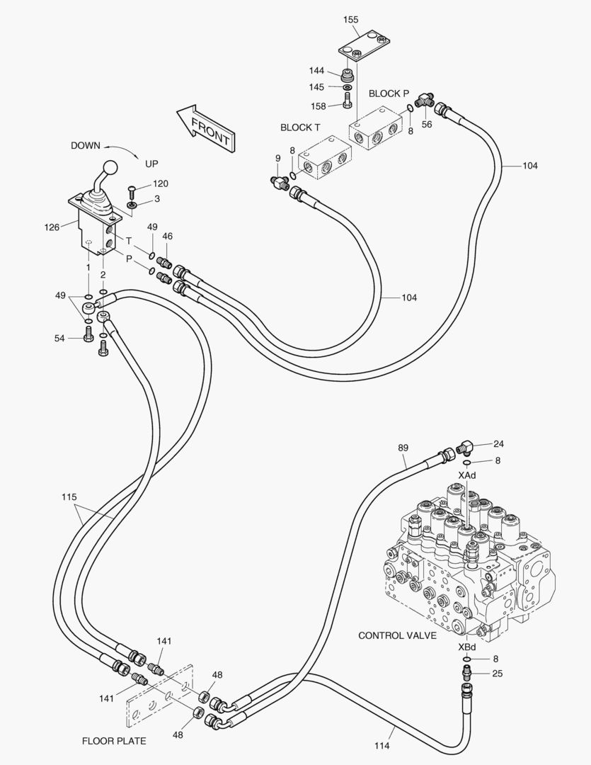 ТРУБОПРОВОД СЕРВОУПРАВЛЕНИЯ(6)