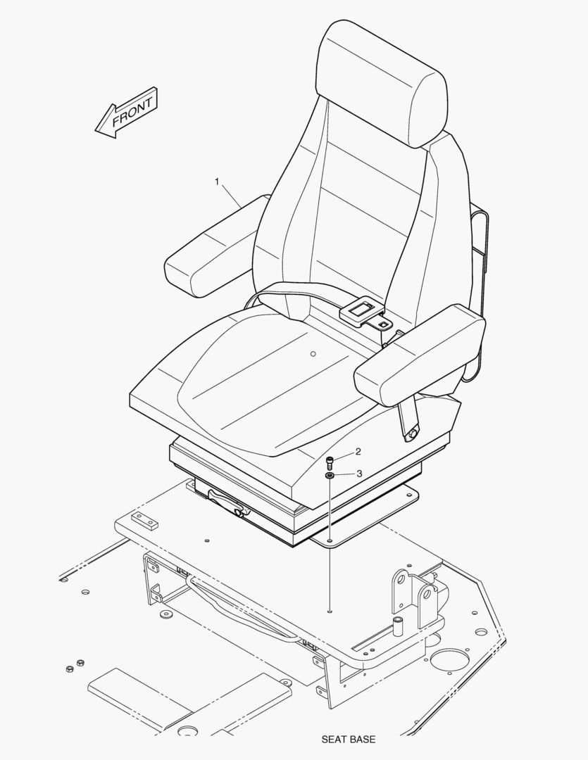 Спецтехника 1410 SEAT MOUNTING [50001~50619] - главное фото