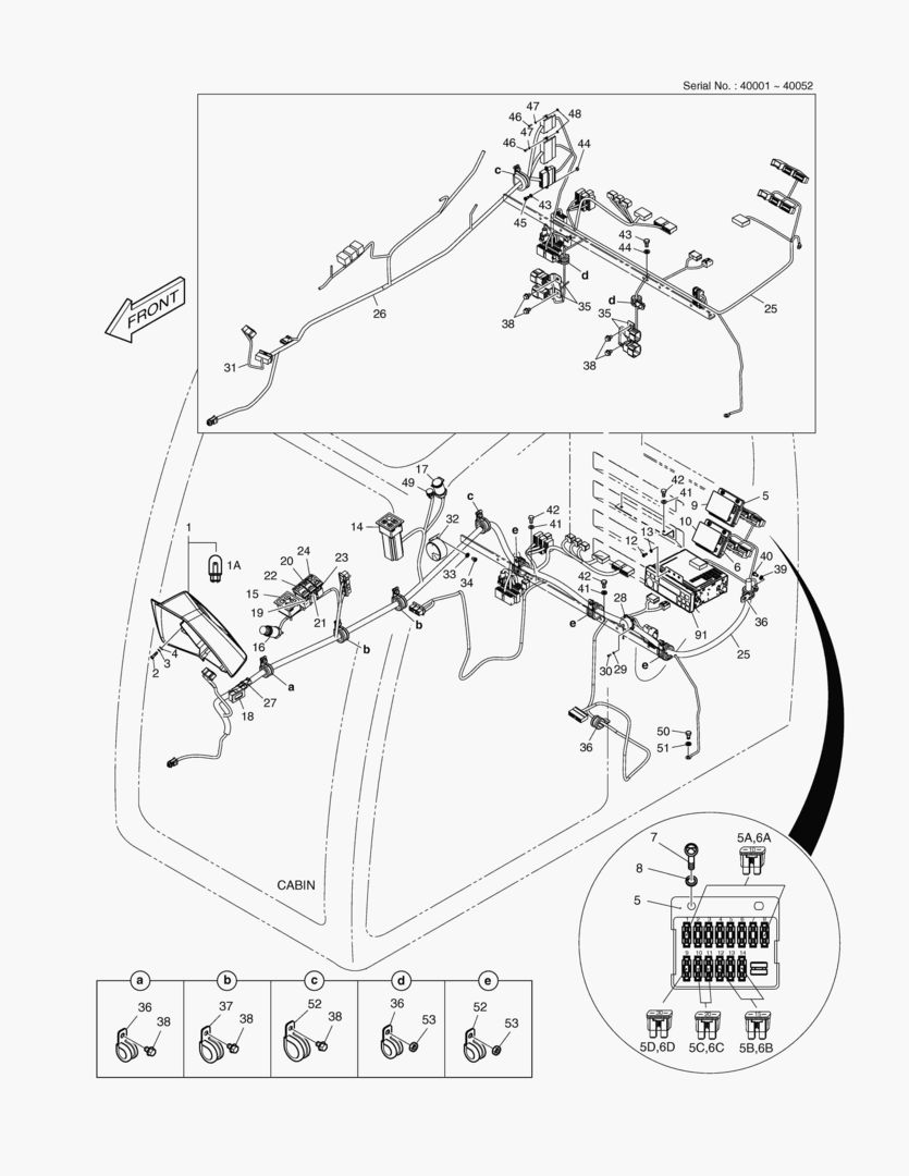 ЭЛЕКТРИЧЕСКИЕ ЗАПЧАСТИ - КАБИНА