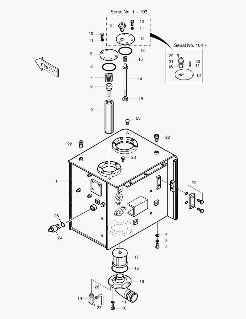 РЕЗЕРВУАР ДЛЯ МАСЛА
