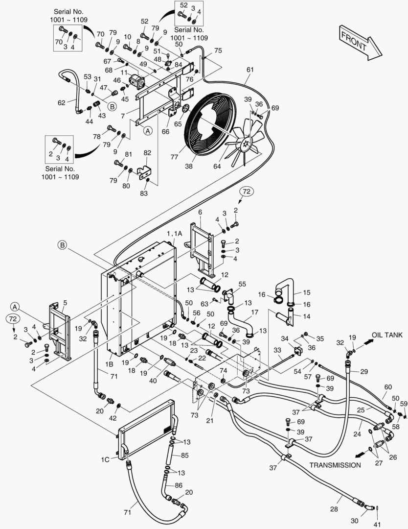 ОХЛАЖДАЮЩИЙ ТРУБОПРОВОД (TIER-II)