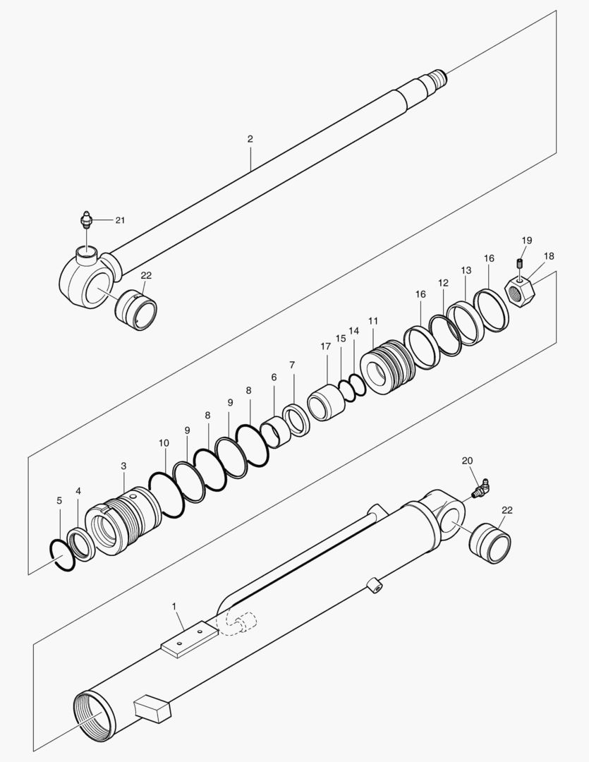 ЦИЛИНДР РУКОЯТИ - ГИДРОЗАМОК