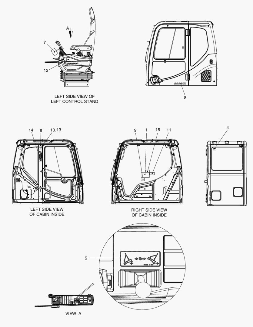 5140 NAME PLATE - CABIN(EXPORT) [1001~1087]