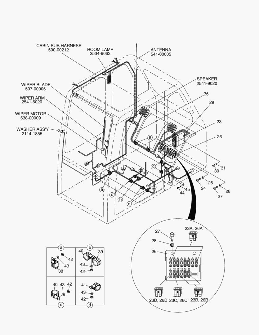 ЭЛЕКТРИЧЕСКИЕ ЗАПЧАСТИ(4)-КАБИНА
