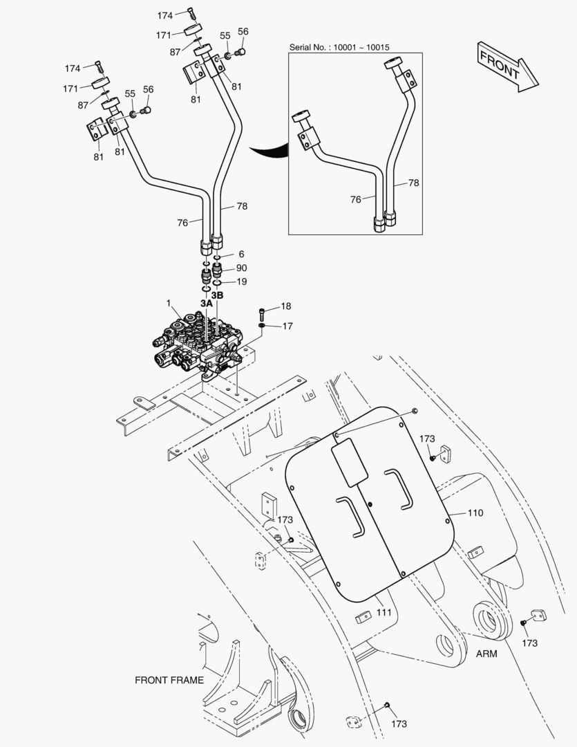 РЕКУЛИРУЮЩИЙ КЛАПАН ТРУБОПРОВОДА - 3-Й КАТУШКИ