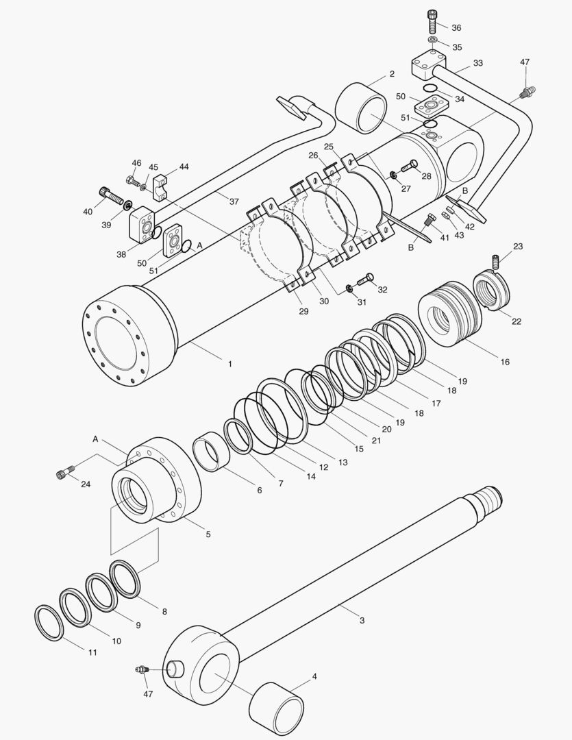 4240 BUCKET CYLINDER [1001~1010]