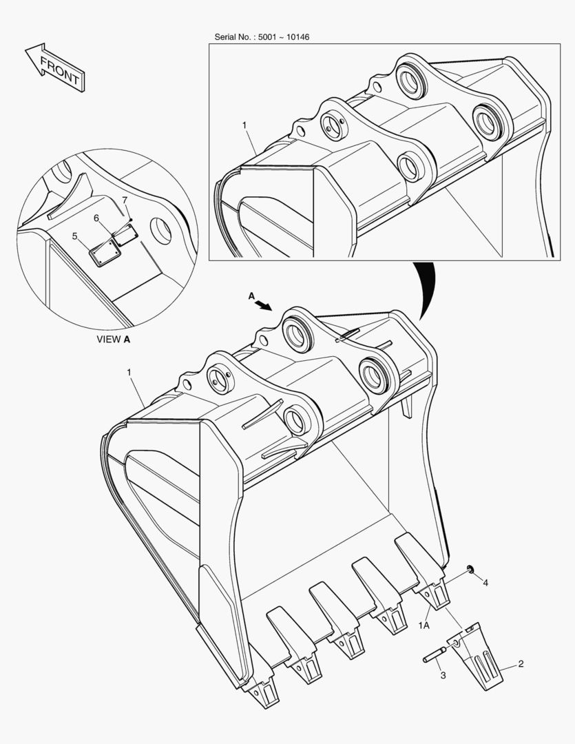 Спецтехника 6270 ROCK BUCKET ASS`Y 1.71mВі - HEAVY DUTY