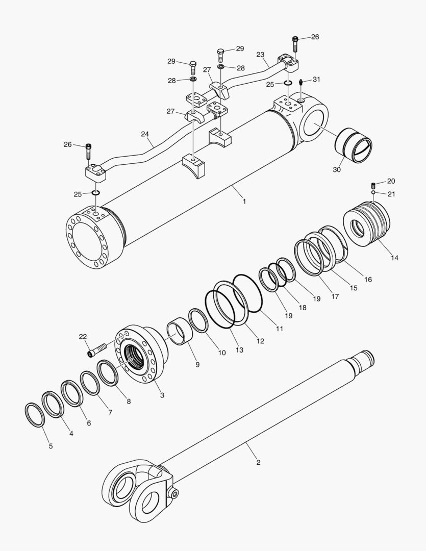 Спецтехника 3501 LIFT CYLINDER [10437~] - главное фото