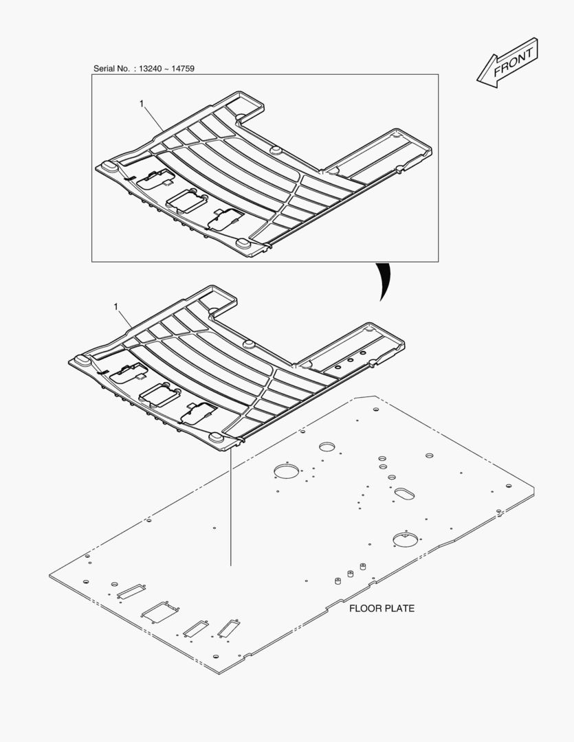 Спецтехника 6340 FLOOR MAT - TWO WAY & ROTATING