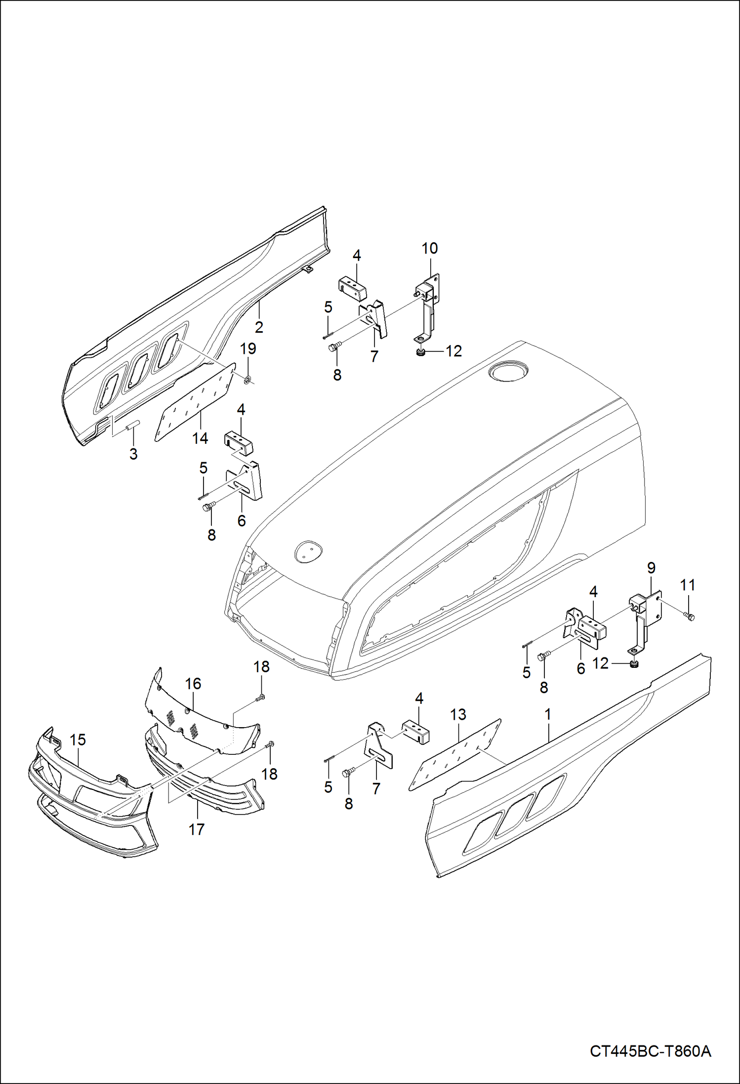 КАПОТ (ФРОНТАЛЬНЫЙ И БОКОВОЙ)