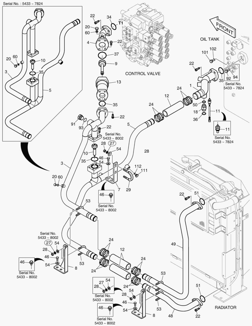ТУБОПРОВОД МАСЛЯНОГО РАДИАТОРА(2)