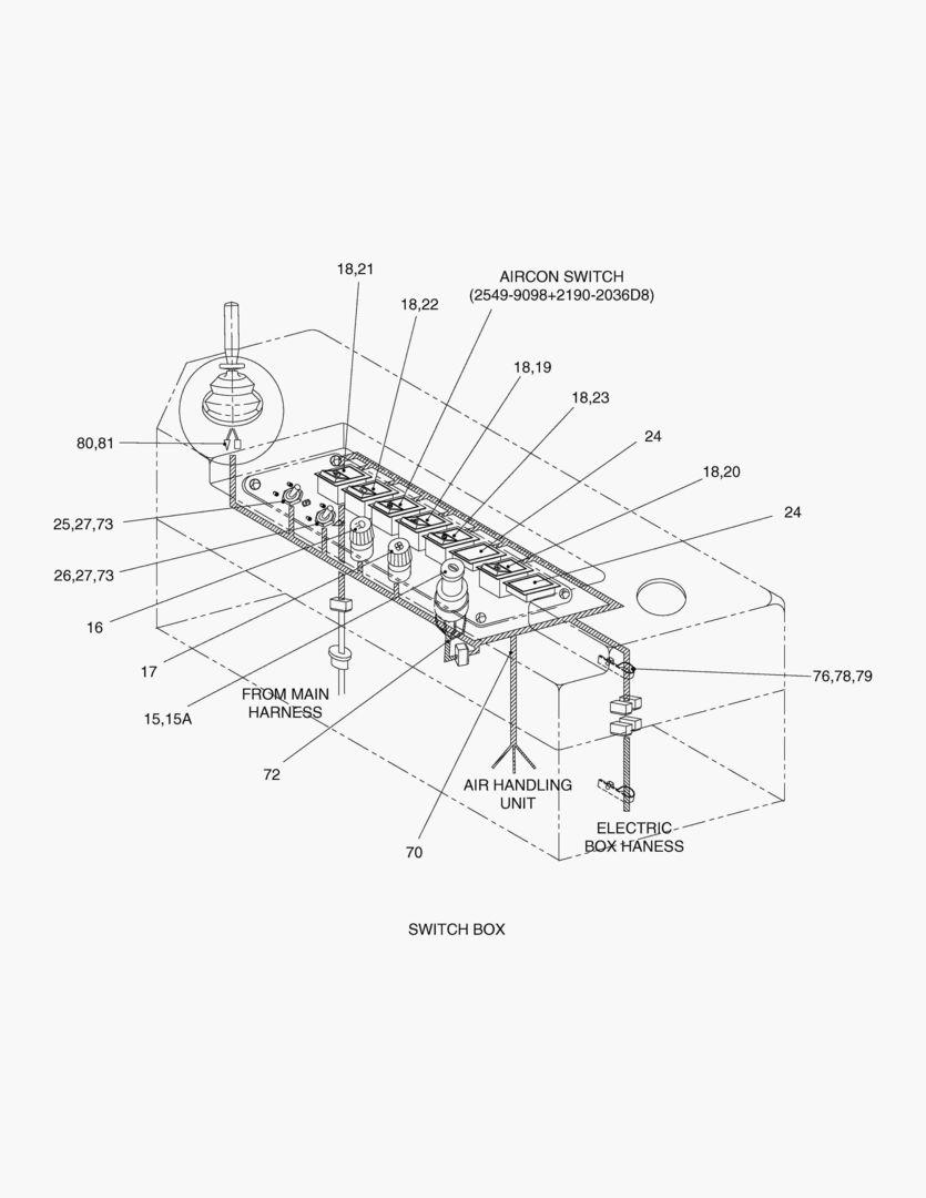 1445 ELECTRIC PARTS(2)-SWITCH BOX [143~253]