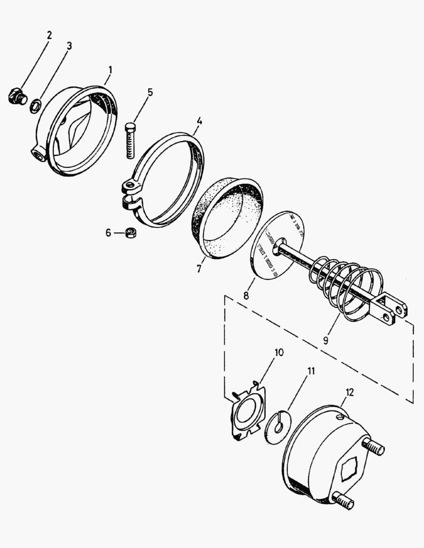 G049-3 DIAPHRAGM; MAIN BRAKES