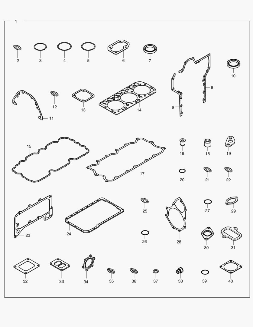029 OVER HAUL GASKET KIT - ALL