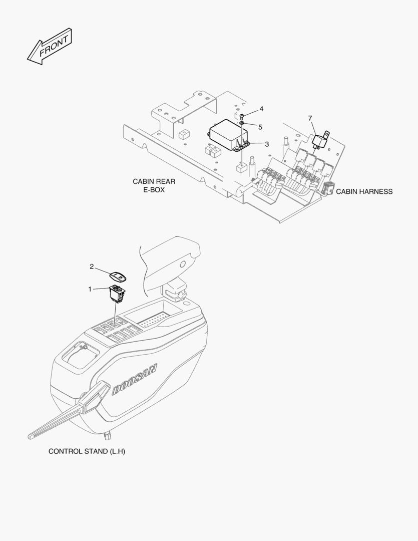 6550 AIR COMPRESSOR MOUNTING - ELECTRIC