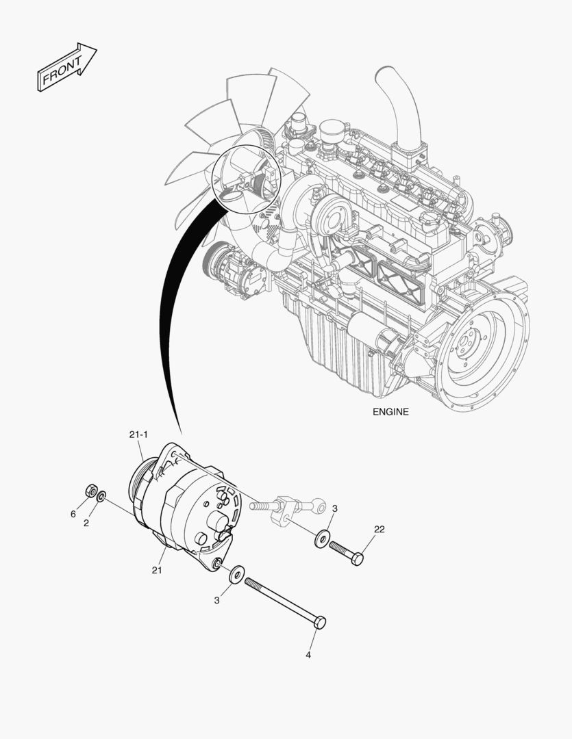 УСТАНОВКА ГЕНЕРАТОРА ПЕРЕМЕННОГО ТОКА