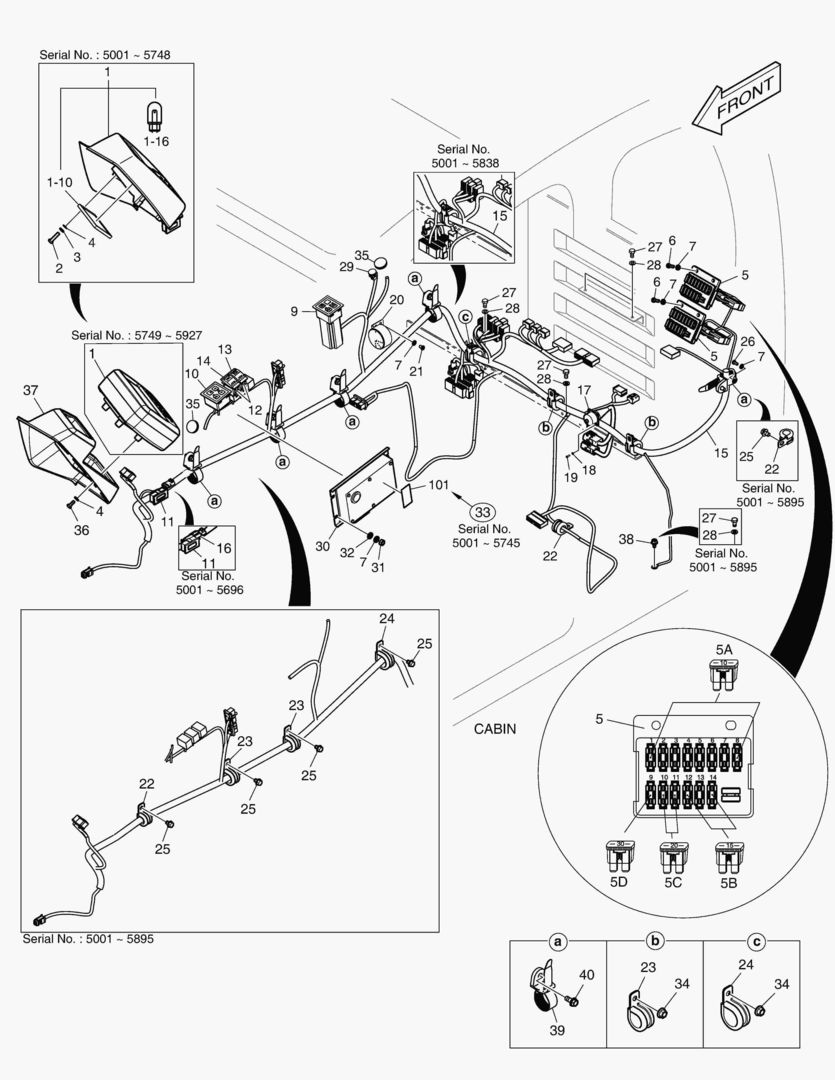 ЭЛЕКТРИЧЕСКИЕ ЗАПЧАСТИ - КАБИНА