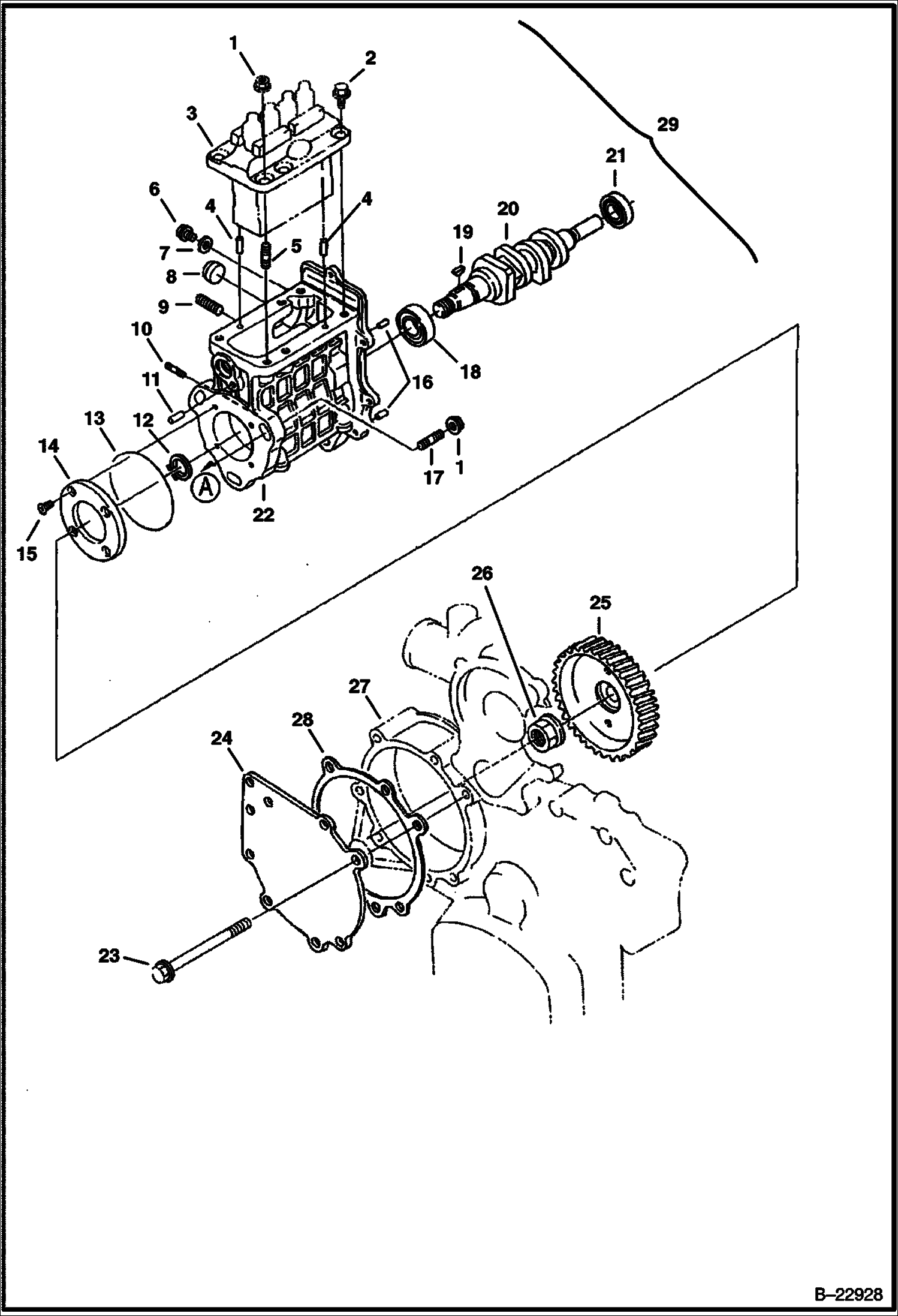 СИСТЕМА ВПРЫСКА ТОПЛИВА (V3300 DI T KUBOTA)