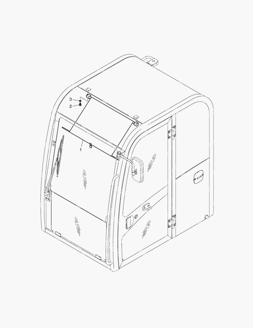 ПРОТИВОСОЛНЕЧНЫЙ КОЗЫРЕК В СБОРЕ