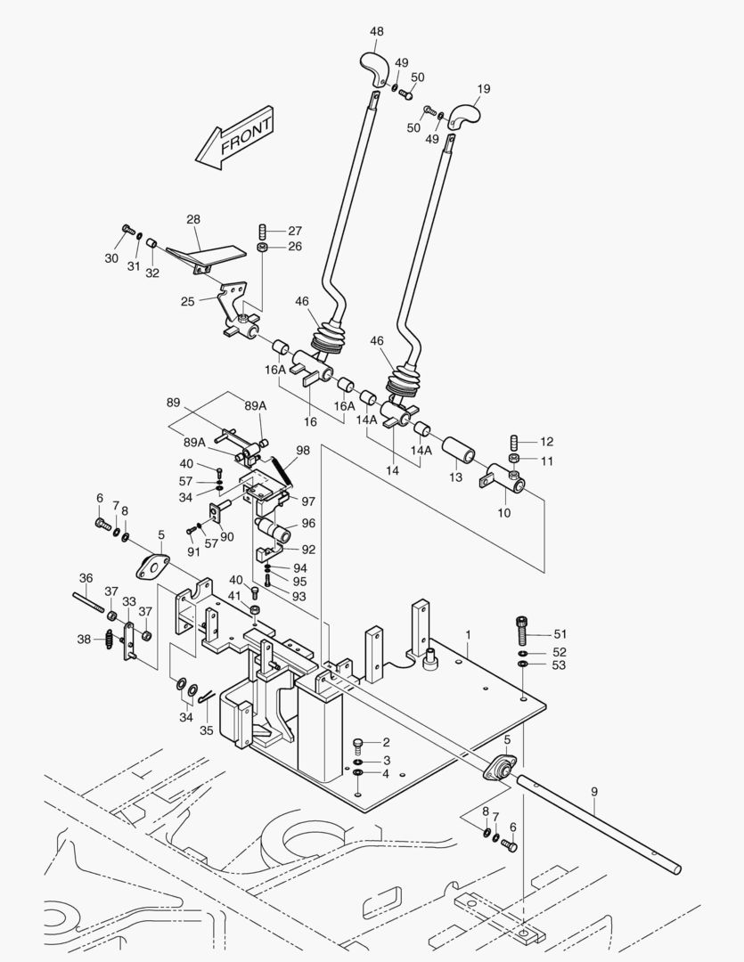 РЫЧАГ УСТРОЙСТВА УПРАВЛЕНИЯ(1)