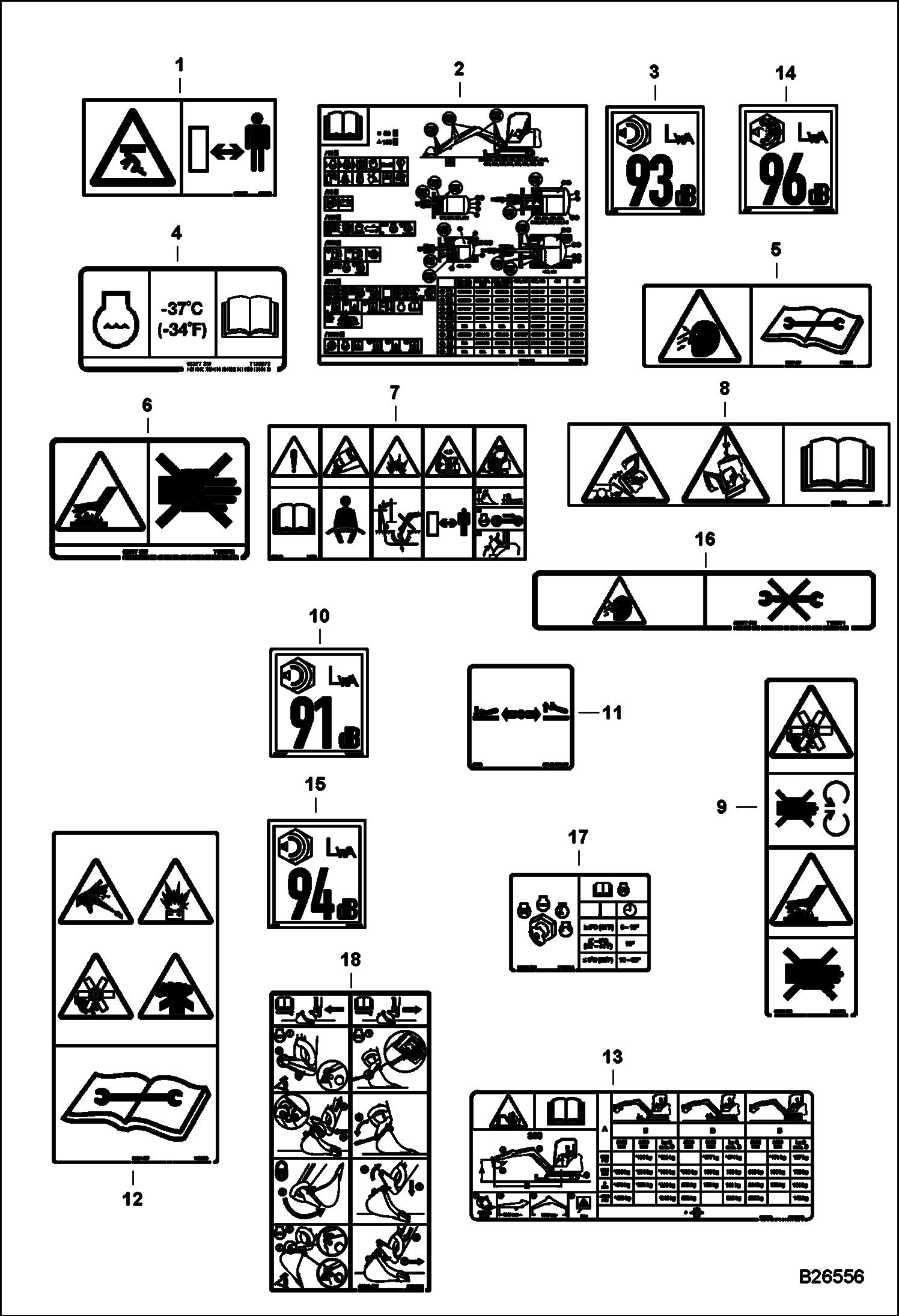 ПРЕДУПРЕЖДАЮЩИЕ ТАБЛИЧКИ (ESA БЕЗ ТЕКСТА)