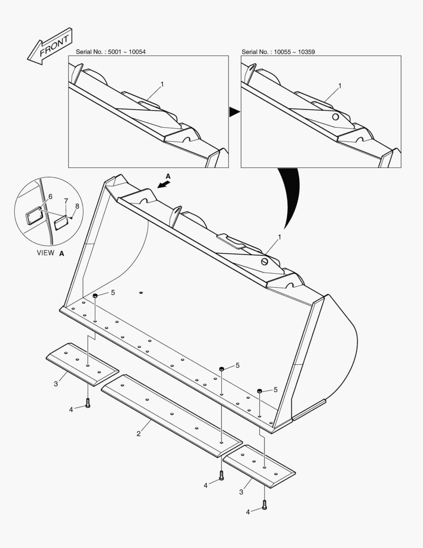 Спецтехника 5360 BUCKET - 3.9гЋҐ - CUTTING EDGE