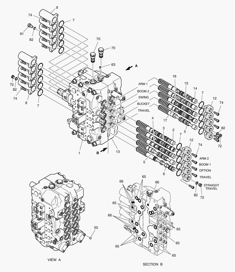 РЕГУЛИРУЮЩИЙ КЛАПАН(2) - ЛЕСОПОГРУЗЧИК