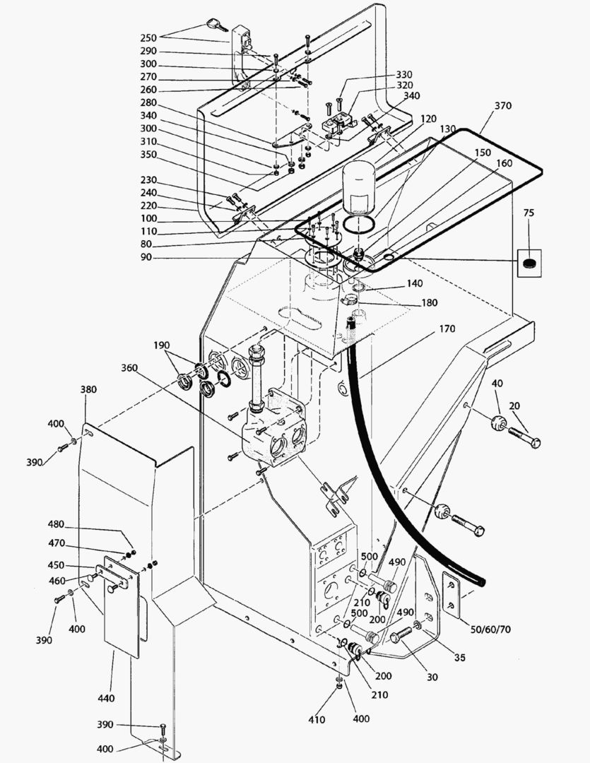 Спецтехника G200-4 HYDRAULIC TANK
